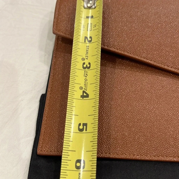 Saint Laurent Uptown Clutch Color Brick sold out color!!!! Worn 1x sold out!!!! - Picture 7 of 8